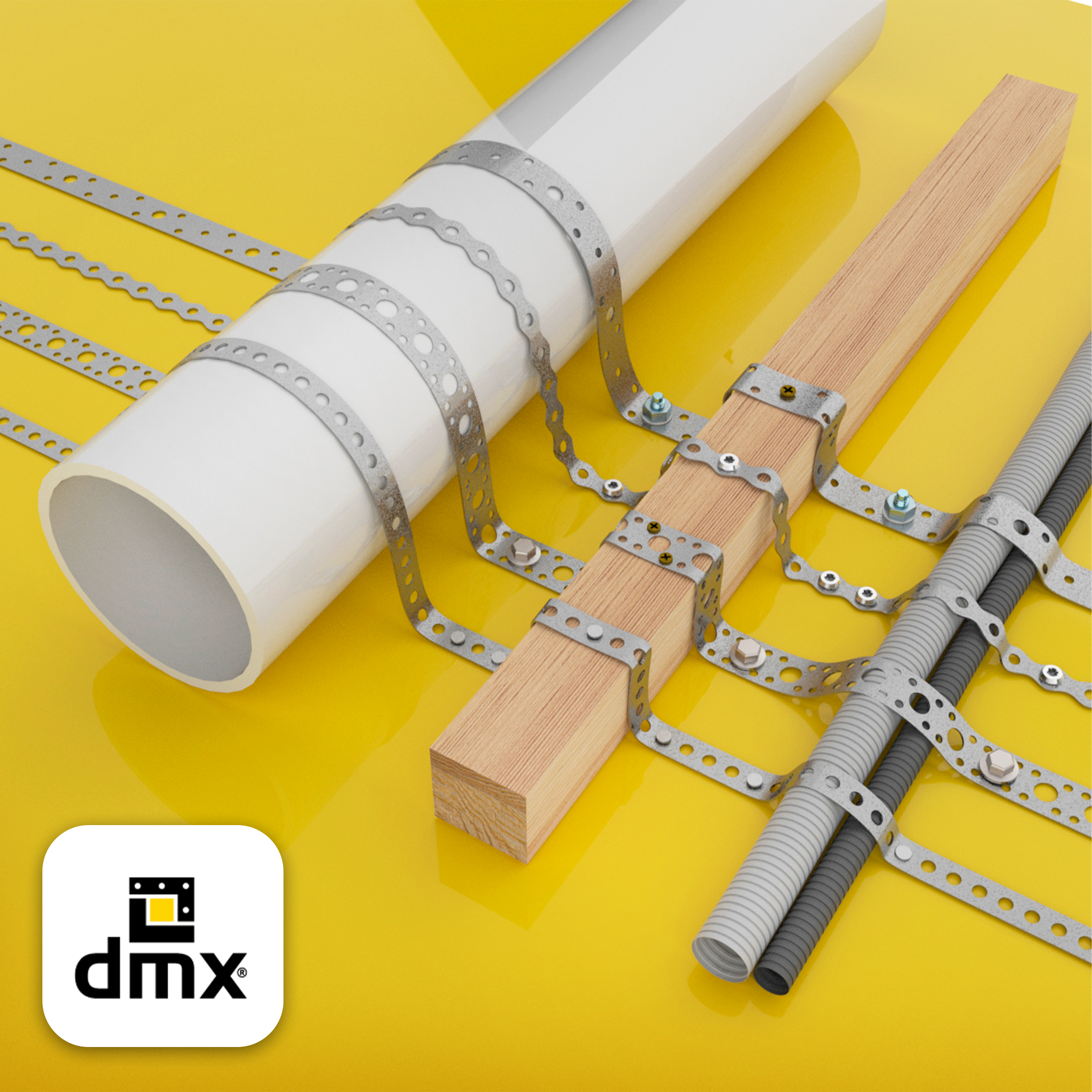 Taśma montażowa perforowana stal - TM 5 | 25 m | Srebrny | TM 5 Taśma montażowa perforowana stal - TM 5 | 25 m | Srebrny | TM 5